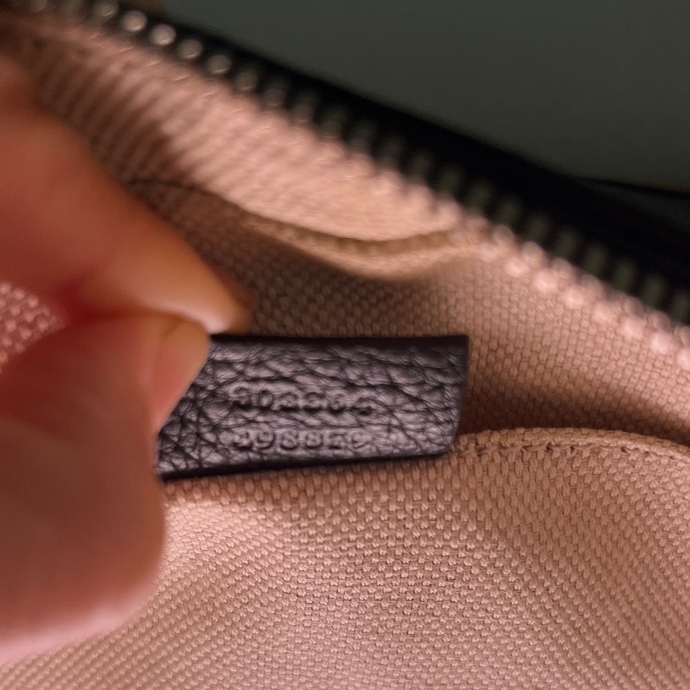 GUCCI Pebbled Calfskin Soho Studded Disco Bag in Black - Picture 12 of 13